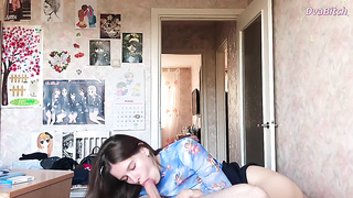 Enthralling nubile brown-haired is just a bone lovin’ inexperienced who knows how to sate boys