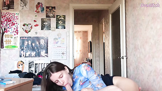 Enthralling nubile brown-haired is just a bone lovin’ inexperienced who knows how to sate boys