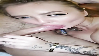 Blue- witnessed cuckold is dressed in softcore tights while getting drilled from the back and loving it