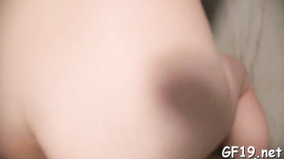 Fine looking lelu love deepthroating and railing in fashion