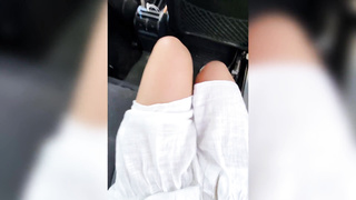 Lily jacks in uber entices the driver to drill him