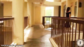 Smallish jugged honey, Julia luvs to get strapped up while providing a deep throat to Alex