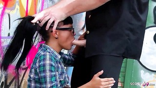 SCOUT69 - Messy uneducated Teenager Jenny get caught and Outdoor Buttfuck Hump by elder Cop (Jenny Up Wreck)