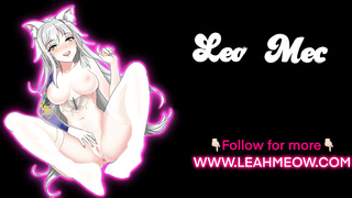 Hinata ruins her cock-squeezing fuckholes Leah Meow