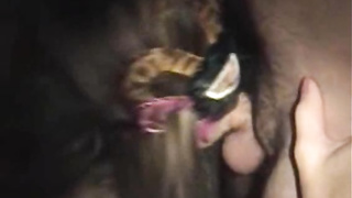 Donna gets FUCKED as her lil tits are shown then takes a MOUTHFULL OF SPUNK