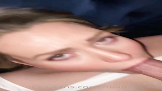 Mischievous first-timer black-haired is providing an unbelievable, filthy suck off to a guy she has just faced