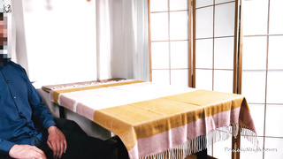 Tonguing Jizz From Manager On Wifes Slit