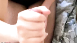 Crimson haired girl with ginormous hooters is having xxx fuck-a-thon on the bed and luving it