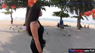 Meaty rump teenie inexperienced from Thailand made a pornography video with massive man rod tourist