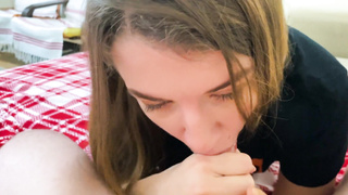 Desired To Gobble But Got Spunk In Her Hatch \ Real First-Timer Homemade