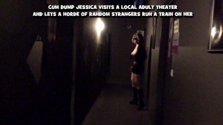 Me boinked and creampied by lots of studs at a porno theater