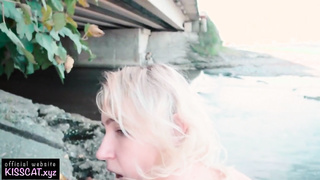 Public Agent pulverize Russian Nubile in Rear End Under the Bridge with Jizz Drink / Smooch Cat Porno Movies - Tube8