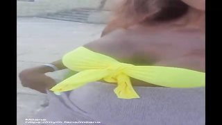 Miiana is delicately deepthroating a rock rock hard prick while her beau is out of town