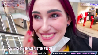 Nasty stunner in black fishnets is deep throating trunk and getting smashed to get a Gigantic Mac