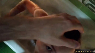 INEXPERIENCED DUO HAS ROMANTIC INTERCOURSE IN THE DOUCHE WITH CANDLES