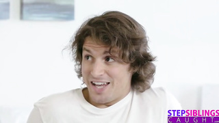 Tasty blondie stunner enjoys to have casual intercourse with her step- bro, every once in a while