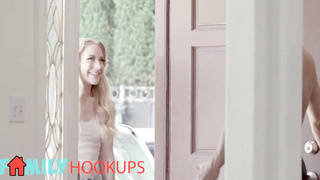 Family Hook Ups - Gorgeous Emma Starletto Catches Her Parent's Elderly Mate Ryan Tugging & Joins Him