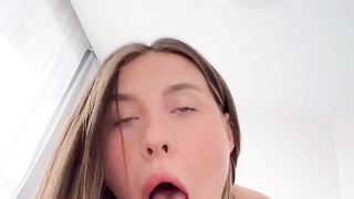 Enticed and railing my stepbro's acquaintance - he spunk inwards me