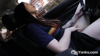 Matilda is milking and attempting to drive a camper, in the middle of the day