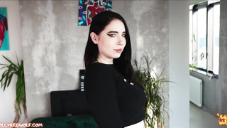 Gal in sports uniform asks to shag her twat - MollyRedWolf