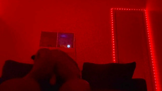 Insatiable dame is railing her paramour's rock rock hard pink cigar, in the middle of the night