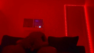 Insatiable dame is railing her paramour's rock rock hard pink cigar, in the middle of the night