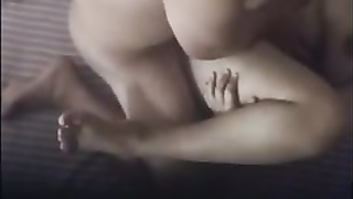 Spunky female is cuckold on her spouse with his finest homie and loving it a pile