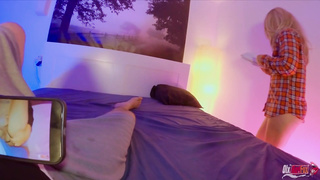 My Super-Fucking-Hot Step Sista Taunts Me with Her Naked Booty I Began Masturbating off and She Caught Me Made a Bj and Gave to Bang - xHamster