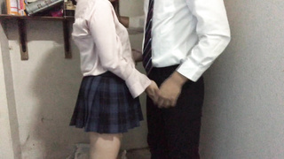 [Amateur] 2 people doing mighty FUCK-FEST in a warehouse where no one comes