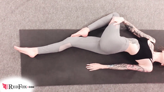 Supreme Rump in Stretch Pants in Yoga Class - Gentle Erotica