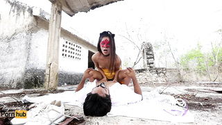 Me encanta cojer al aire libre que me ahorquen y me den por el butt montada