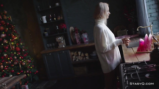 STASYQ - Christmas vibe unwrapping by platinum-blonde teenie BerylQ
