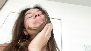 lazy morning - and greedy puss