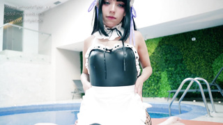 Kinky Maid satiate his tormentor