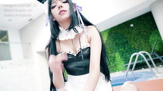 Kinky Maid satiate his tormentor