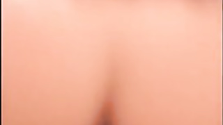 Frolic Brazilian dark haired is holding her gams stretched broad open while getting banged highly rock hard