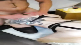 Epic light-haired female with tats is railing a rock rock-hard prick and liking it a pile