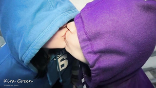 Wifey Collective Hubby's Man Meat with GIRLFRIEND - Dt Cum-Shot on Tongue FFM Three-Way First-Timer Kira Green - xHamster