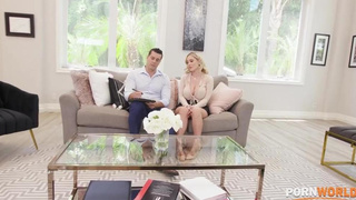 Savannah Bond - Big-Boobed Platinum-Blonde Hoe Savannah Bond Uses Her Cooter As Van Insurance