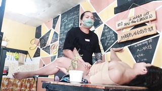 Very First Face Uncover Movie Kantutan sa Restaurant