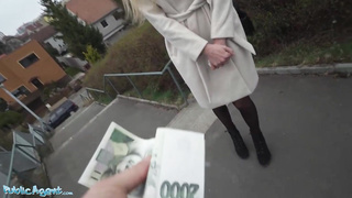 Inked ash-blonde is having lovemaking for money with a fabulous fellow she enjoys a bunch