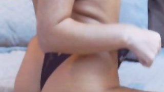 Charming Lady Fucking Her Tight Pussy