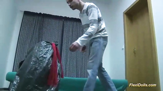 Ponytailed brown-haired is highly supple when the time comes to get slammed with a rock stiff chisel