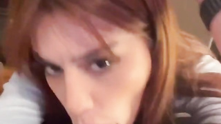 Extraordinary deep-throat