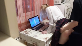 I didn't let my sis have fun on the computer after college