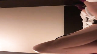 Lusty lesbos went to a motel bedroom to make love with each other, all night long