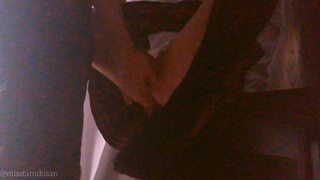 Fledgling professor and college doll boning after college On table She likes when I finger-banging her slit