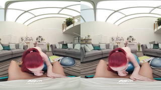 Red-Haired Gym Nymphomaniac Miss Olivia Considers Fuckfest To Be The Greatest Squad Fitness VR Pornography