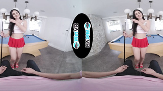 WETVR Pool Table Taunt Screw VR Pornography With April Valentino