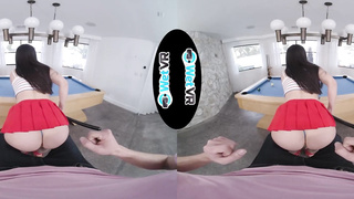 WETVR Pool Table Taunt Screw VR Pornography With April Valentino